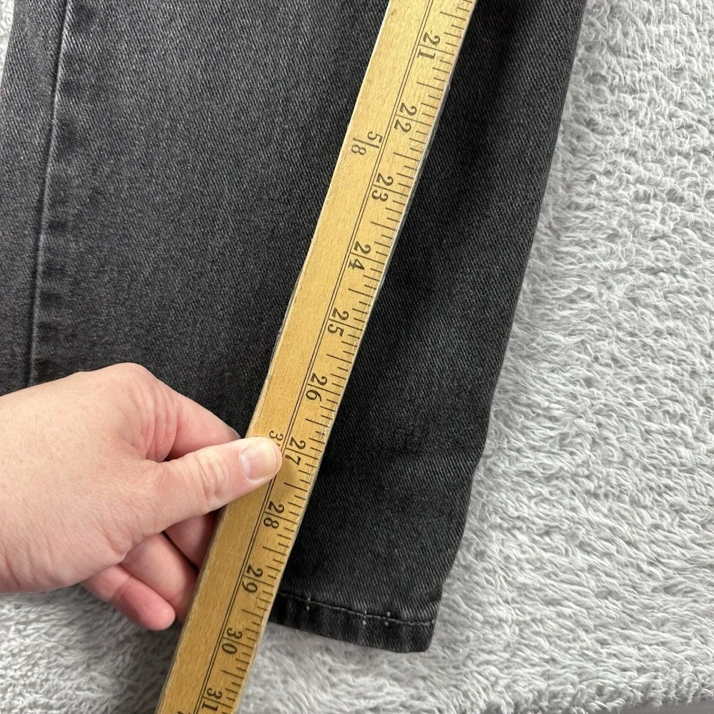 VINTAGE Levi 505 Jeans Mens 33x30 (30x29) Black Faded‎ Regular Fit Made in USA